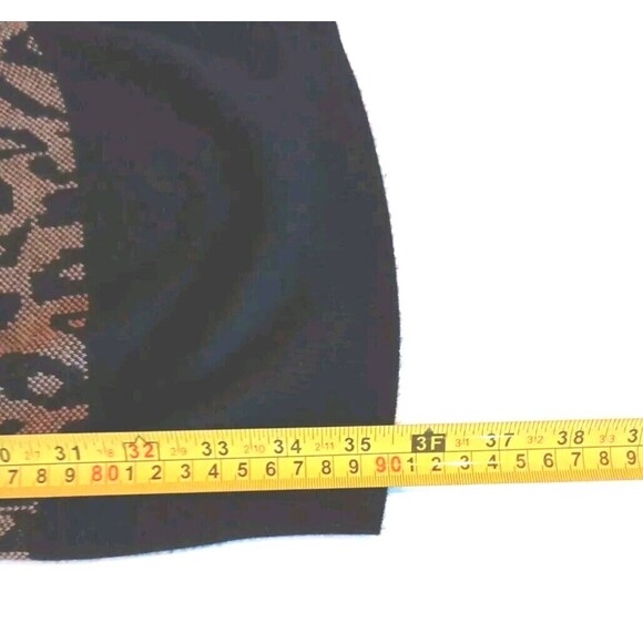 Oliver Leopard Print Cardigan Size Large Viscose Ombre Beige Brown Black - Picture 12 of 16